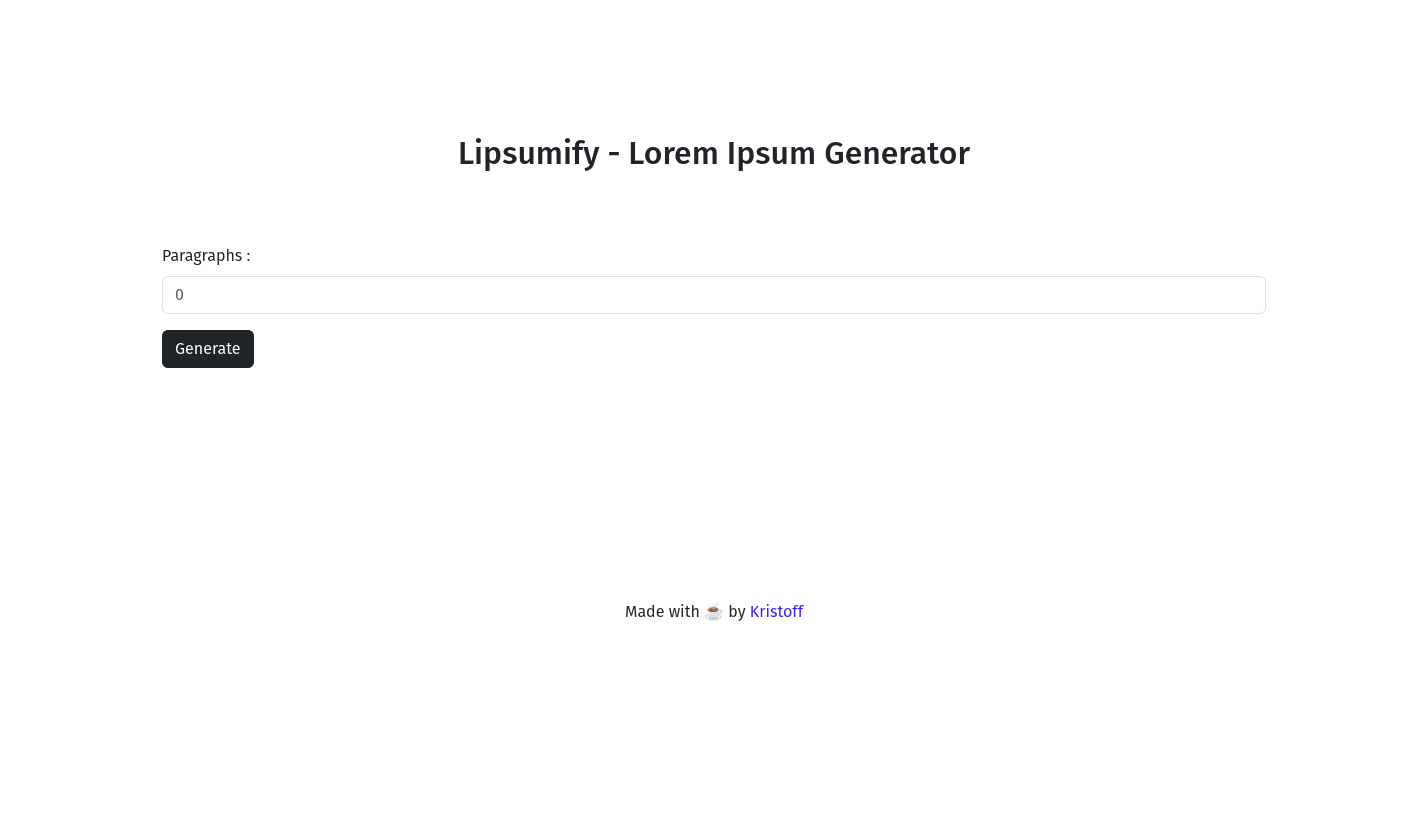 Lipsumify